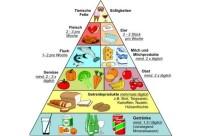 Die Ernährungspyramide zeigt worauf man achten muss.
