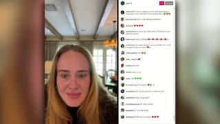 Adele beantwortet Fan-Fragen bei Instagram.