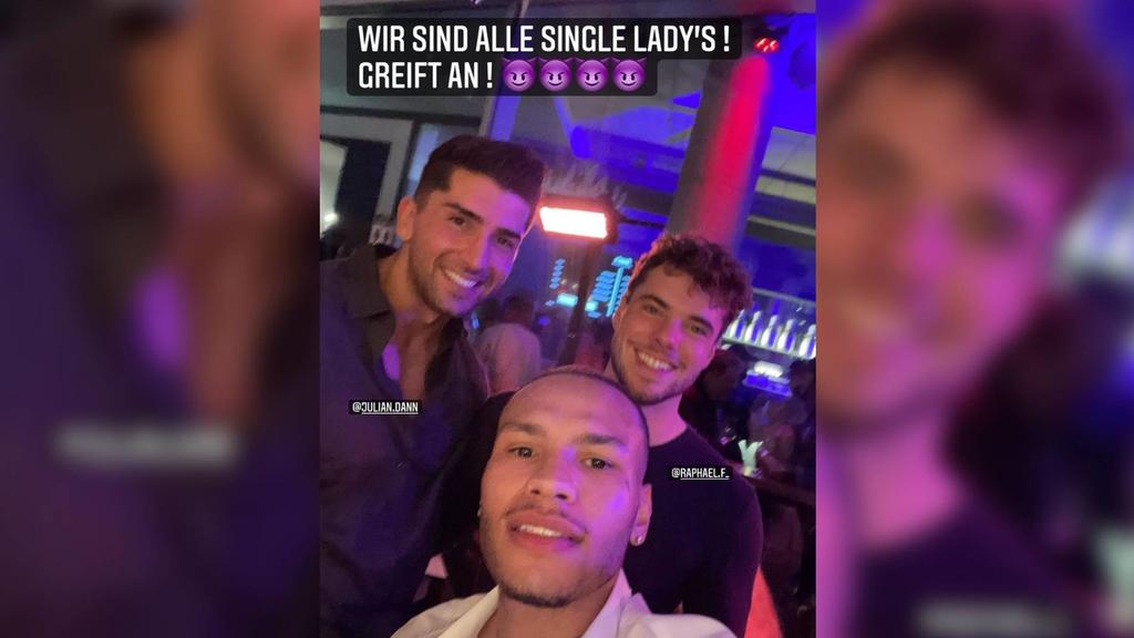 Ansage an die Damenwelt: Julian, Raphael und Jonathan haben offenbar keine Frau an ihrer Seite.