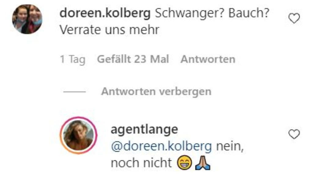Jenny gibt Auskunft über ihre Nachwuchs-Pläne.
