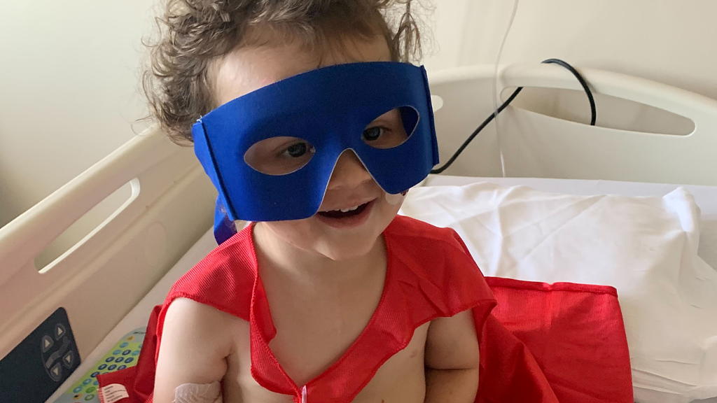 Der kleine "Superheld", Adrian ist wieder wohl auf.