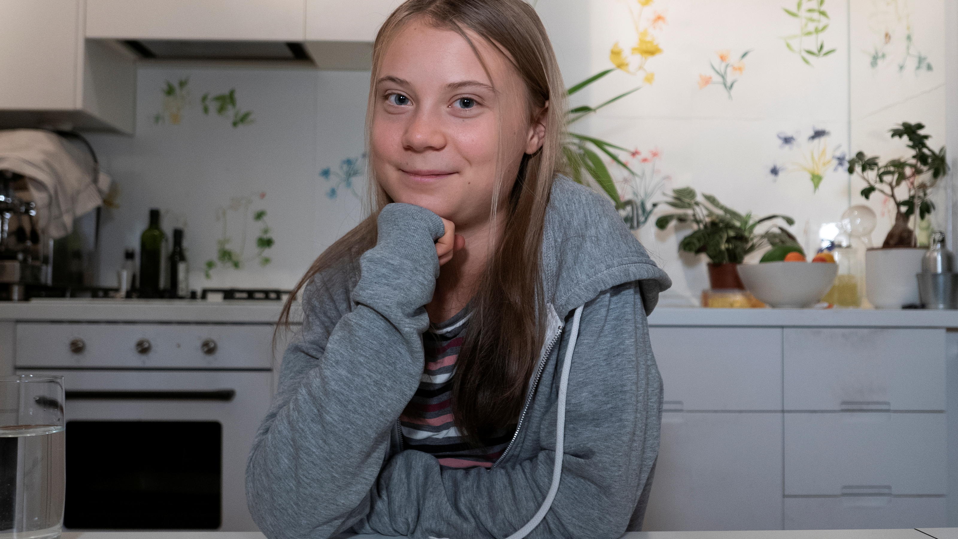 Climate activist Greta Thunberg poses during interview in her home in Stockholm, Sweden, October 7, 2021. REUTERS/Philip O'Connor