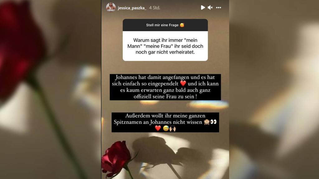 Jessica und Johannes lösen bei ihren Followern Hochzeitsspekulationen aus