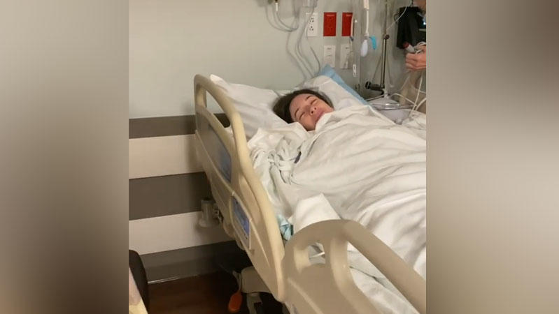 Schon kurz nach der Diagnose wird Amanda im Baylor University Medical Center operiert.