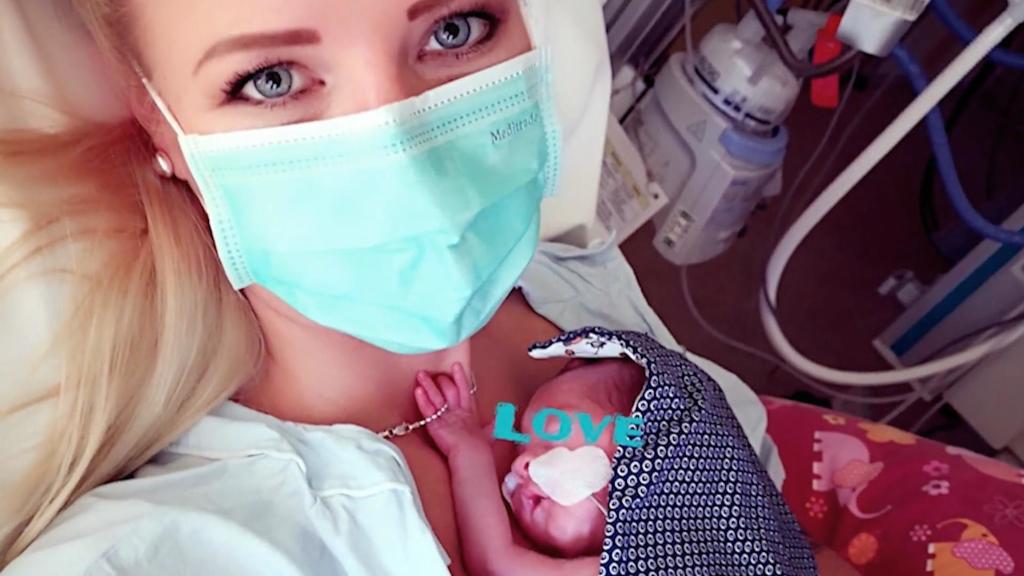 Sohn Lauri kam als Frühchen auf die Welt – und wog bei seiner Geburt noch nicht einmal 1000 Gramm. Quelle: privat