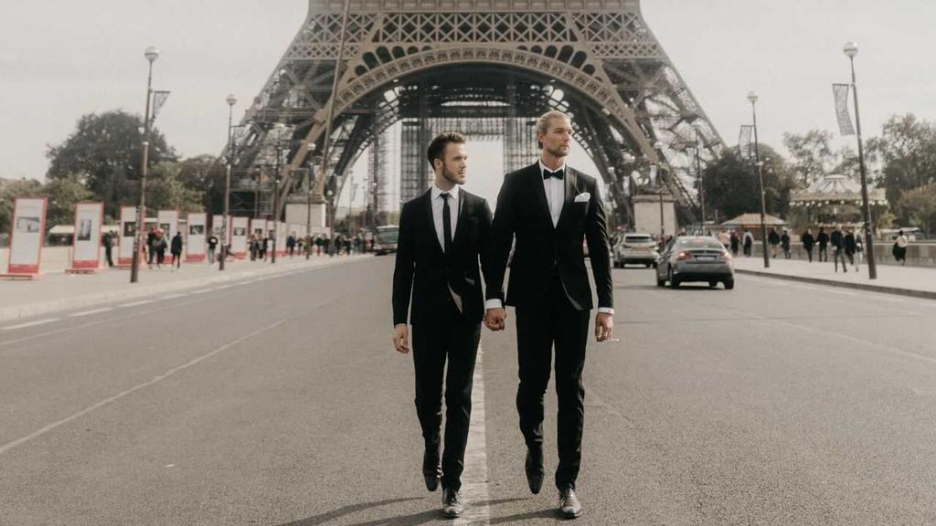 Maurice und Kim zusammen in Paris