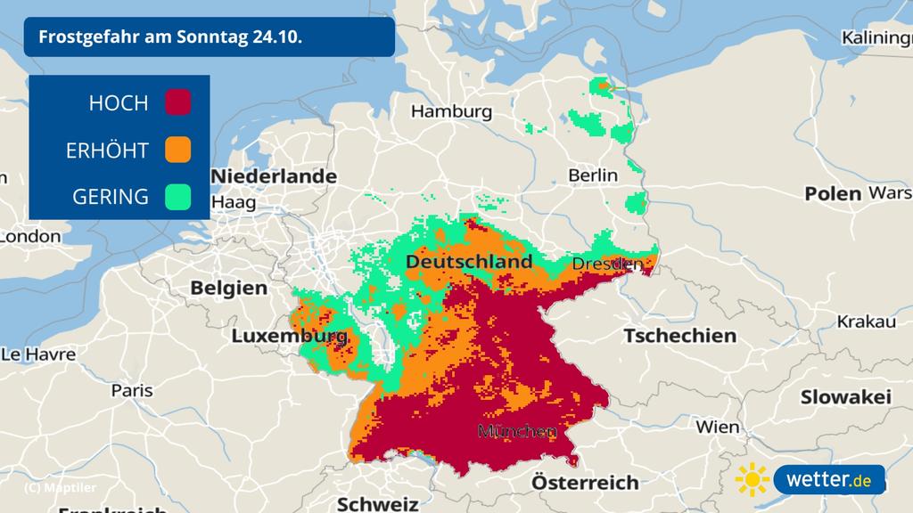 Frostgefahr in Deutschland: Die Temperaturen gehen besonders nachts wieder in den Keller.