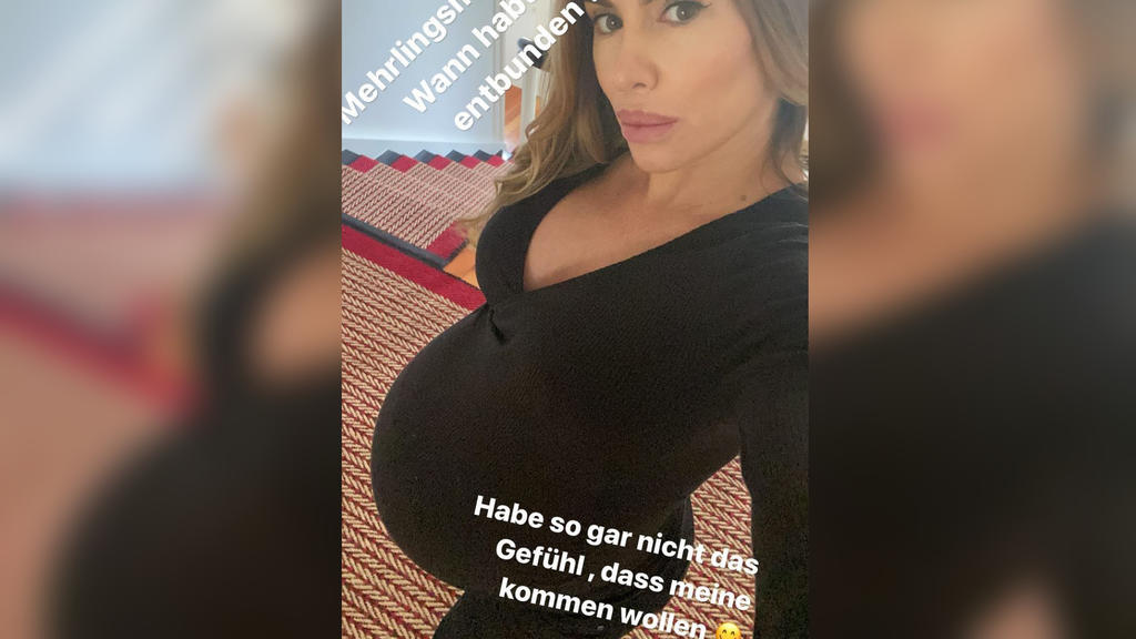 Anna-Maria Ferchichi fragt sich, wann die Drillinge endlich kommen