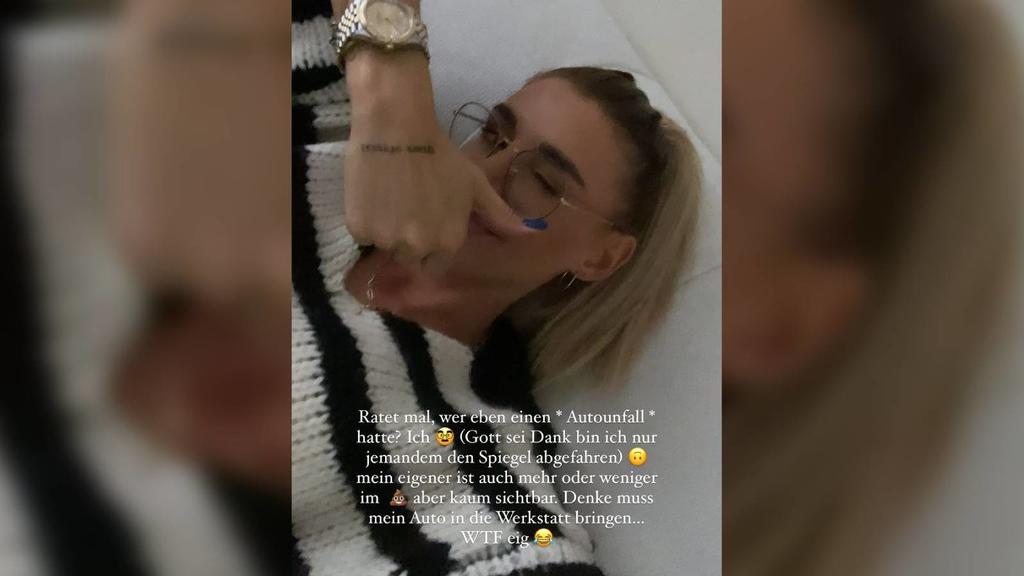 Gerda Lewis hatte eine kleinen Autounfall.