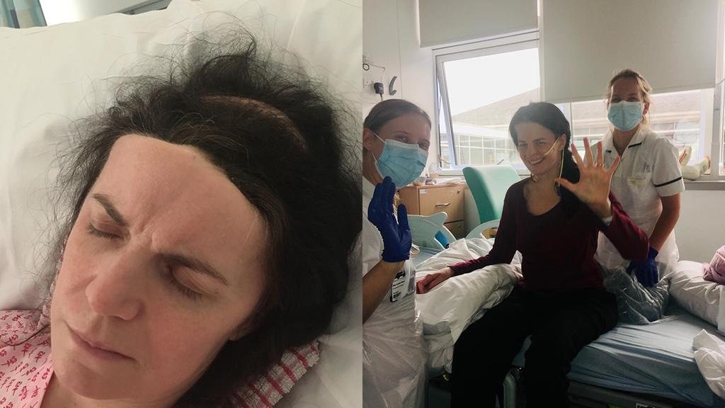 Melle Stewart im Krankenhaus