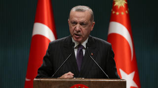  Turkey s President Recep Tayyip Erdogan, makes statements after chairing cabinet meeting in Ankara, Turkey on December 14, 2020.  Copyright: DepoxPhotos 16958835