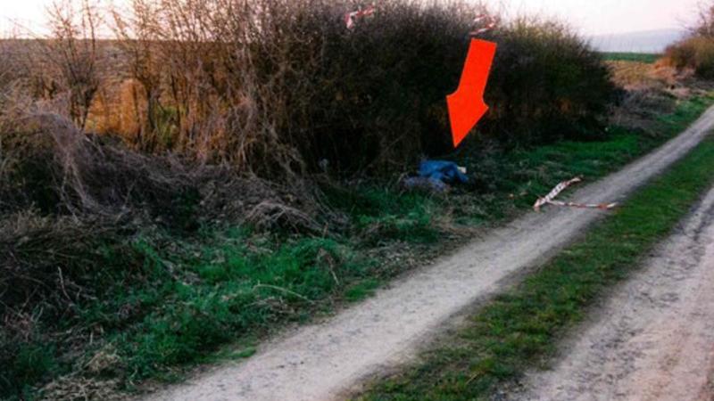Der Fundort von "Sabrina" auf einem Feldweg zwischen den Büdinger Ortsteilen Vonhausen und Lorbach. Ein Fußgänger hatte die Babyleiche am 1. April 1999 entdeckt.