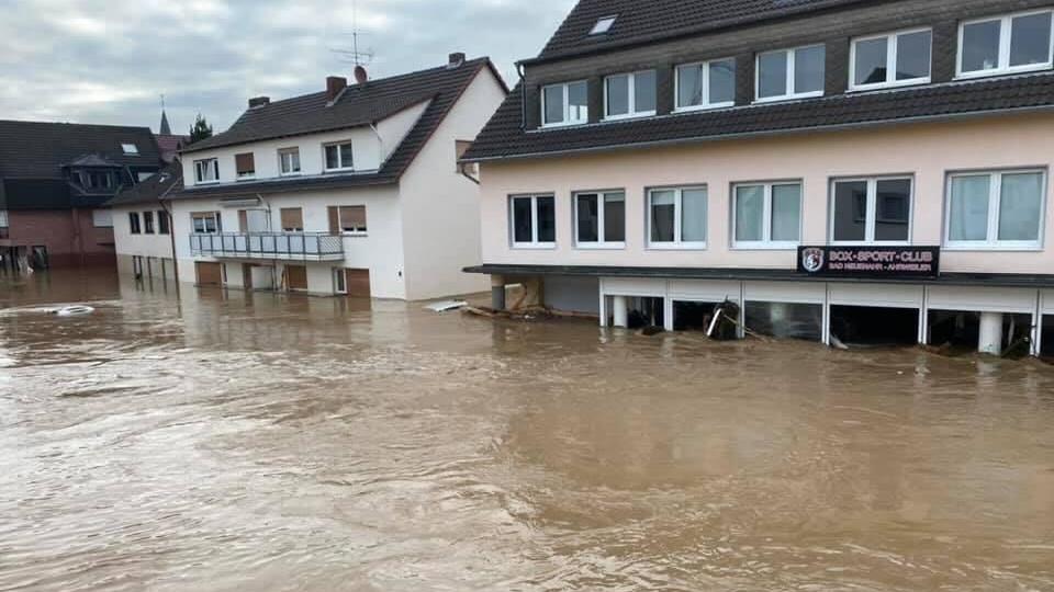 Der Box-Club in Bad Neuenahr-Ahrweiler nach der Flut.