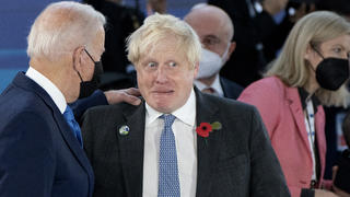 Boris Johnson beim Gruppenfoto des G20-Gipfels.