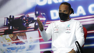 Lewis Hamilton in Mexiko