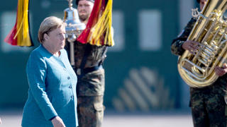 Merkels Großer Zapfenstreich soll Anfang Dezember stattfinden.