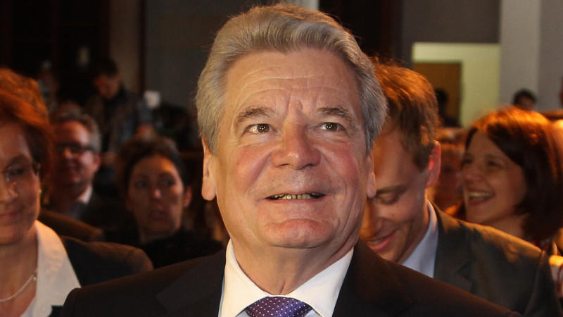 Bundespräsident Gauck wird vereidigt.