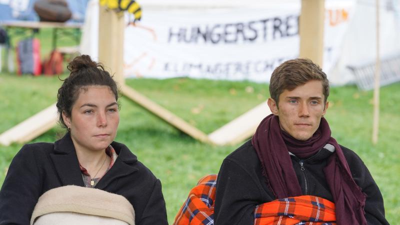 Klimaaktivisten treffen SPD-Kandidaten Scholz