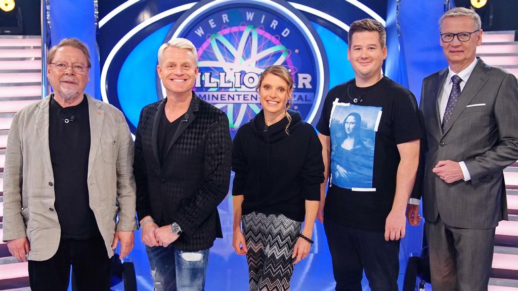 Promi-WWM: Jürgen von der Lippe, Guido Cantz, Evi Sachenbacher-Stehle und Chris Tall spielen bei Günther Jauch für den guten Zweck