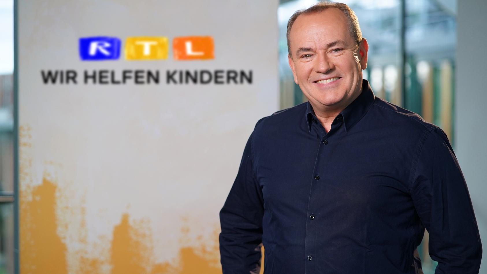 Wolfram Kons beim RTL-Spendenmarathon 2021.