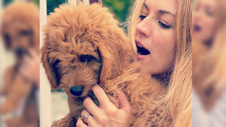 Nina Bott in Sorge um ihren Hund Teddy