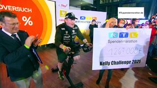 Joey Kelly stellt einen neuen Weltrekord beim 26. RTL-Spendenmarathon auf