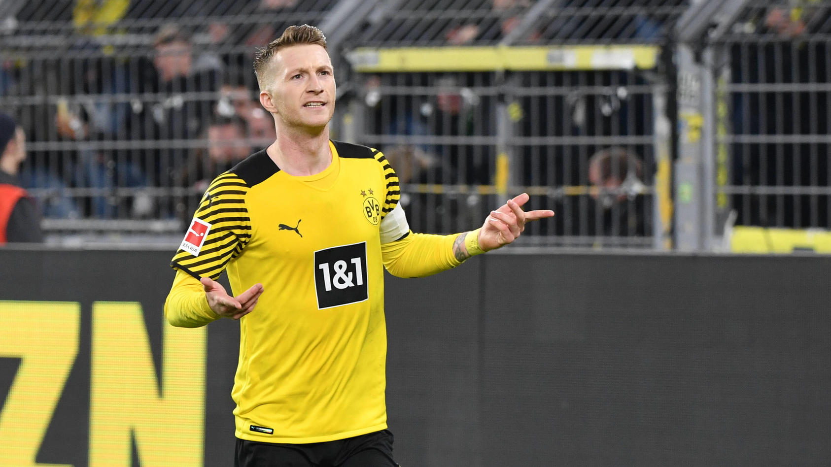 Borussia Dortmunds Kapitän Marco Reus - auch auf seine Führung kommt es an.