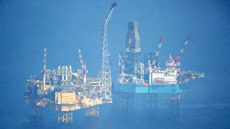 Gasleck, Nordsee, Förderplattform