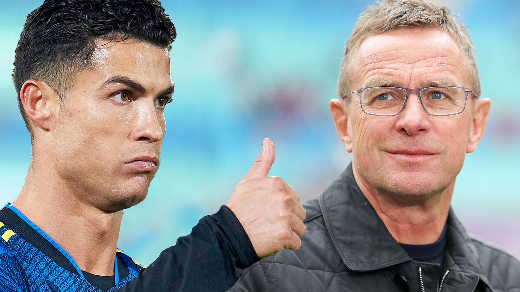 Cristiano Ronaldo und Ralf Rangnick - bald vereint.
