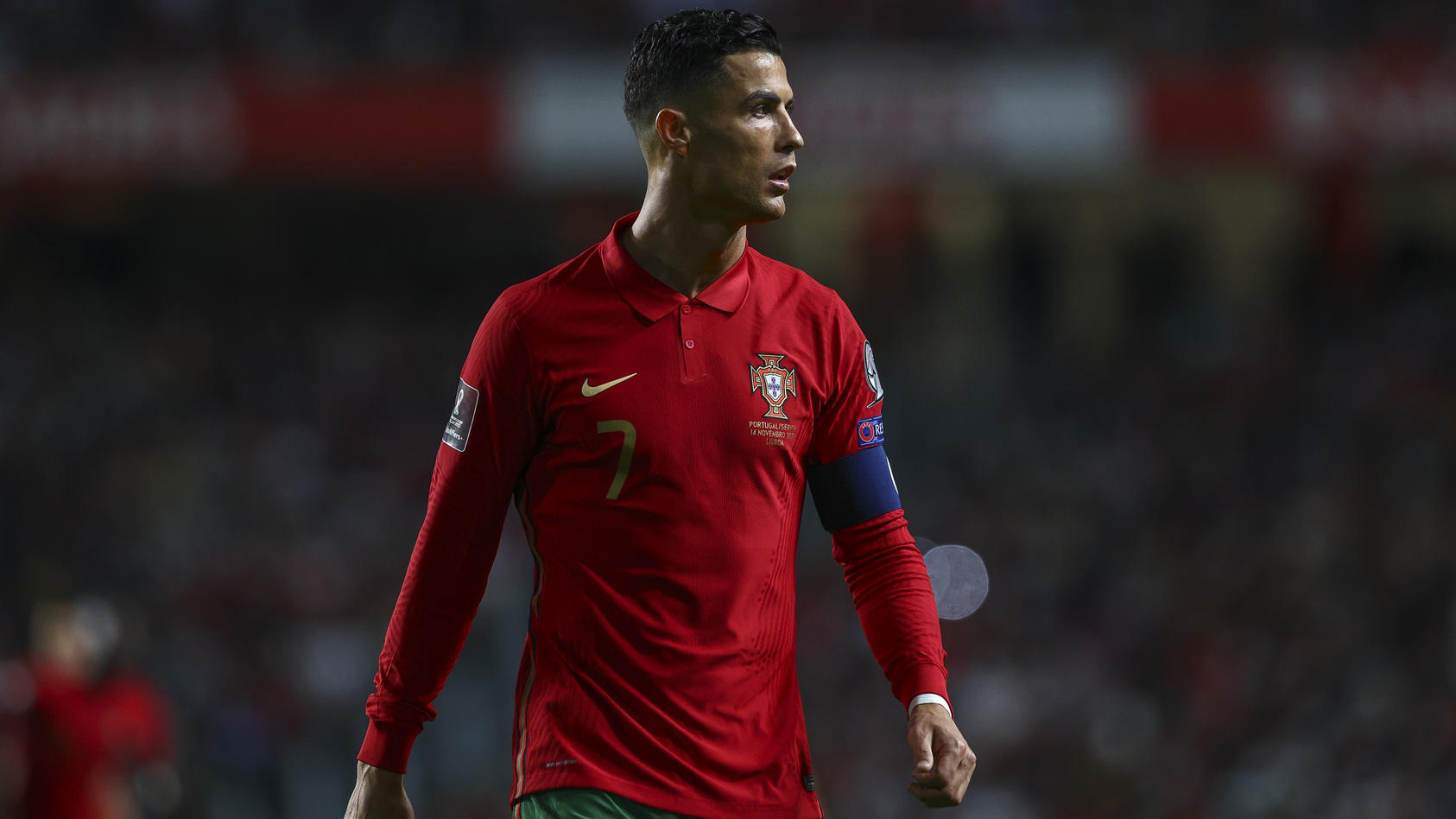 Cristiano Ronaldo im Dress der portugiesischen Nationalmannschaft.