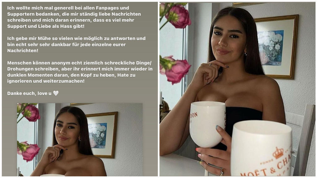 Lisa Marie Straube richtet das Wort an ihrer Follower.