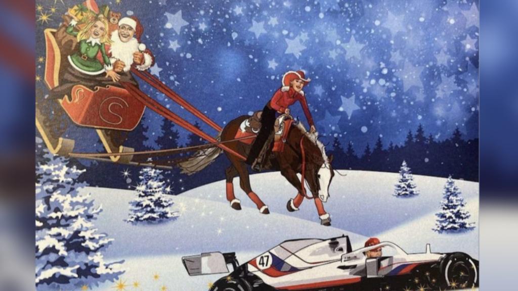 Die Weihnachtskarte der Schumachers 2021