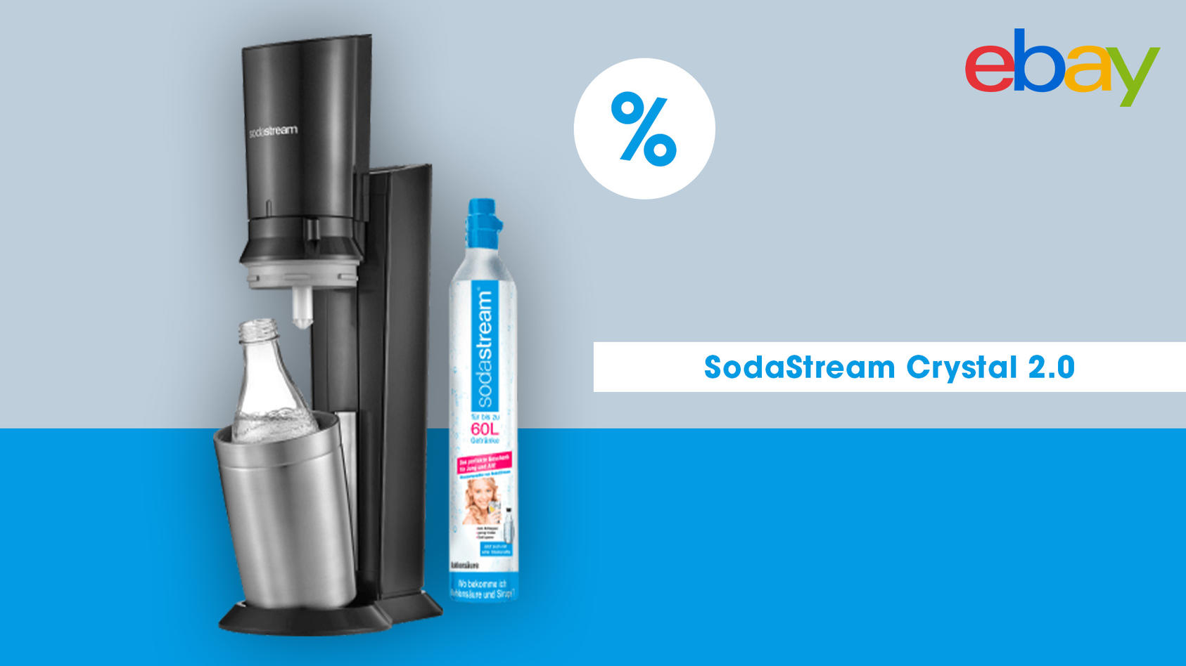 SodaStream Crystal 2.0 auf eBay am Cyber Monday im Angebot