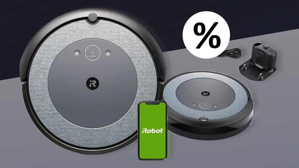 Darstellung des iRobot Roomba i3.
