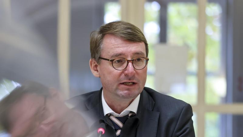 Roland Wöller (CDU), Innenminister von Sachsen, spricht. Foto: Jan Woitas/dpa-Zentralbild/dpa