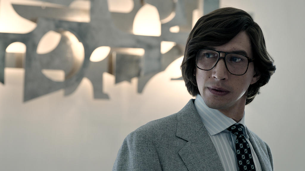 Unwiderstehlich linkisch: Adam Driver als Maurizio Gucci in Ridley Scotts "House of Gucci"