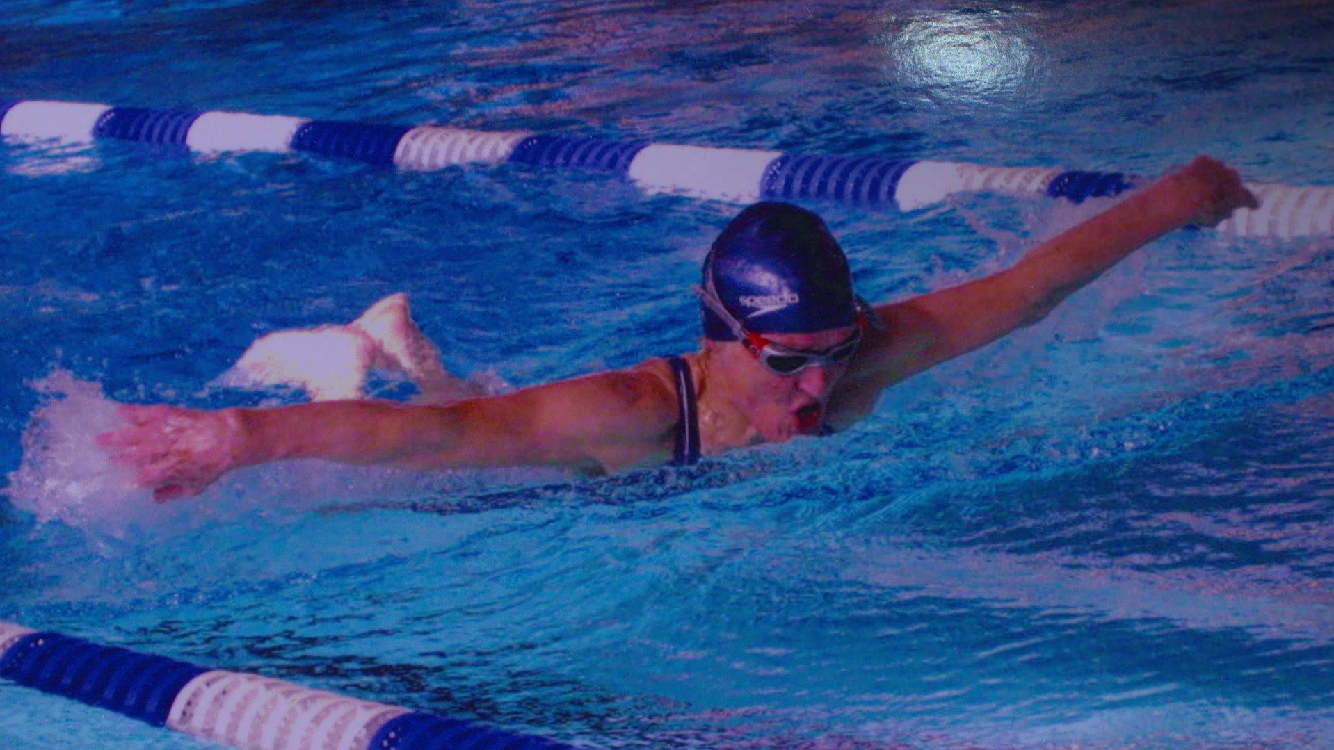 Helga Wendt war als Schwimmerin selber erfolgreich