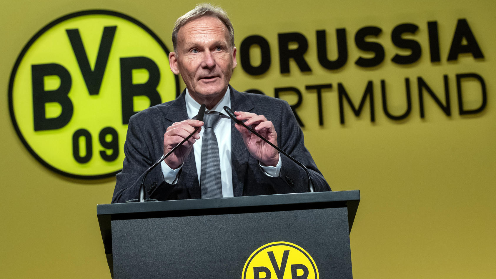 Hans-Joachim Watzke, Geschäftsführer des Fußball-Bundesligisten Borussia Dortmund.