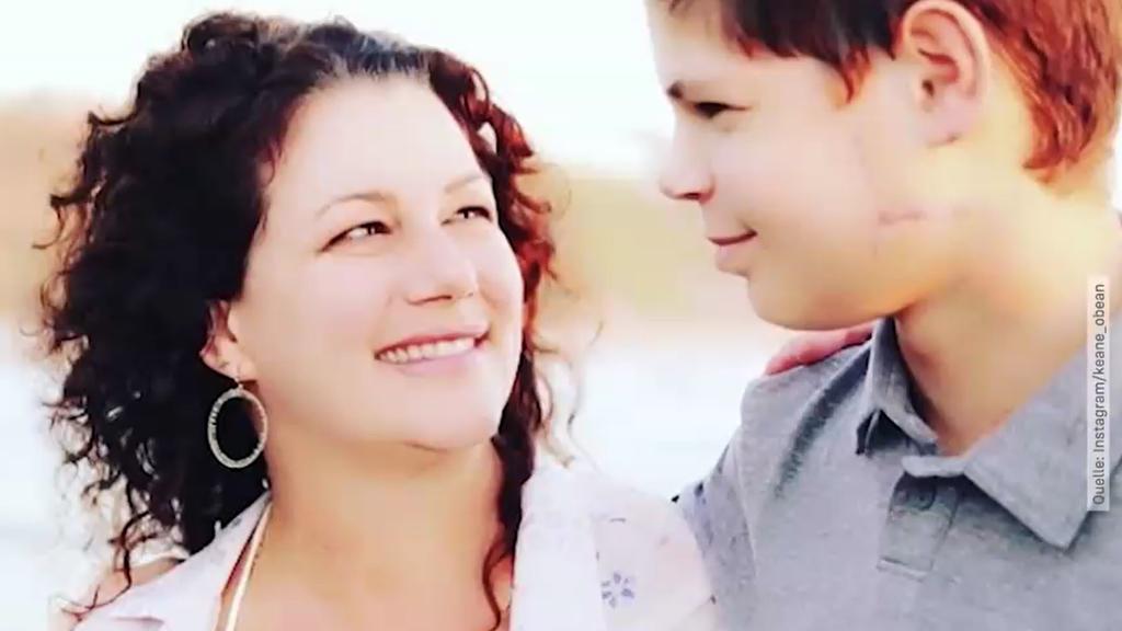 Keanes Mutter Ellie musste hilflos mitansehen, dass ihr Sohn von einem Weißen Hai angegriffen wurde.