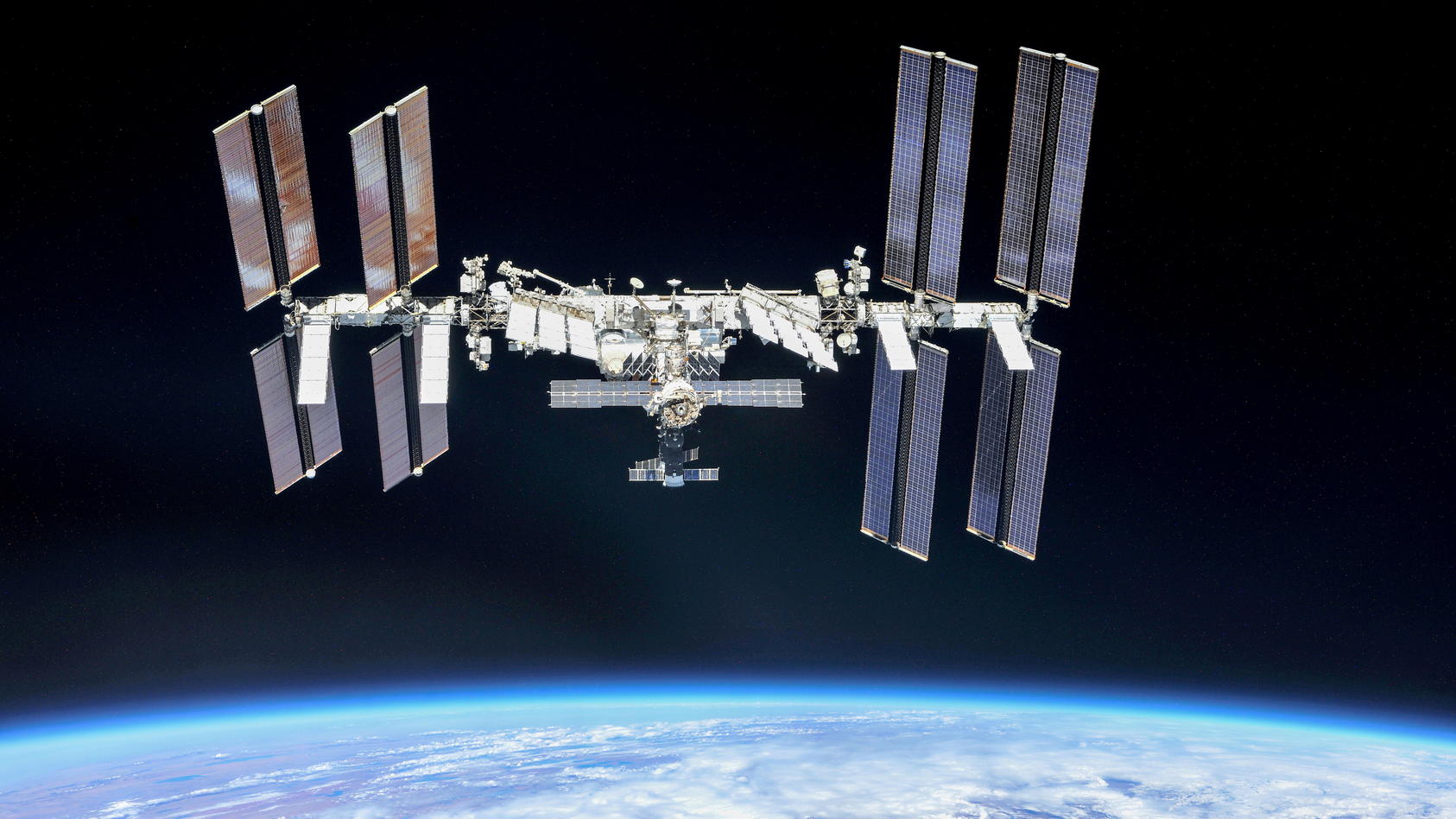 Die Weltraumstation ISS.