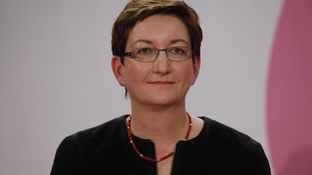 Klara Geywitz , Deutschland, Berlin, Willy-Brandt-Haus, SPD, Die Entscheidung Die Teams treffen aufeinander, 12.11.2019 *** Klara Geywitz , Germany, Berlin, Willy Brandt Haus, SPD, The decision The teams meet each other, 12 11 2019