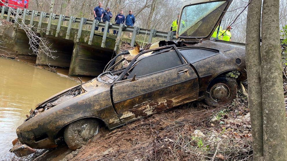 Student 45 Jahre vermisst, jetzt wurde sein Auto im Fluss gefunden
