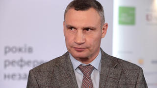 KYIV, UKRAINE - DECEMBER 1, 2021 - Kyiv city head Vitali Klitschko attends the Kyiv Security Forum 2021, Kyiv, capital of Ukraine. This year s event is dedicated to Ukraine s 30th independence anniversary and the 1991 Ukrainian independence referendum. Kyiv Security Forum 2021 Copyright: xHennadiixMinchenkox 