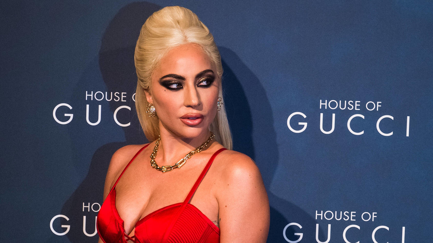 Gaga bei der "House of Gucci"-Premiere.