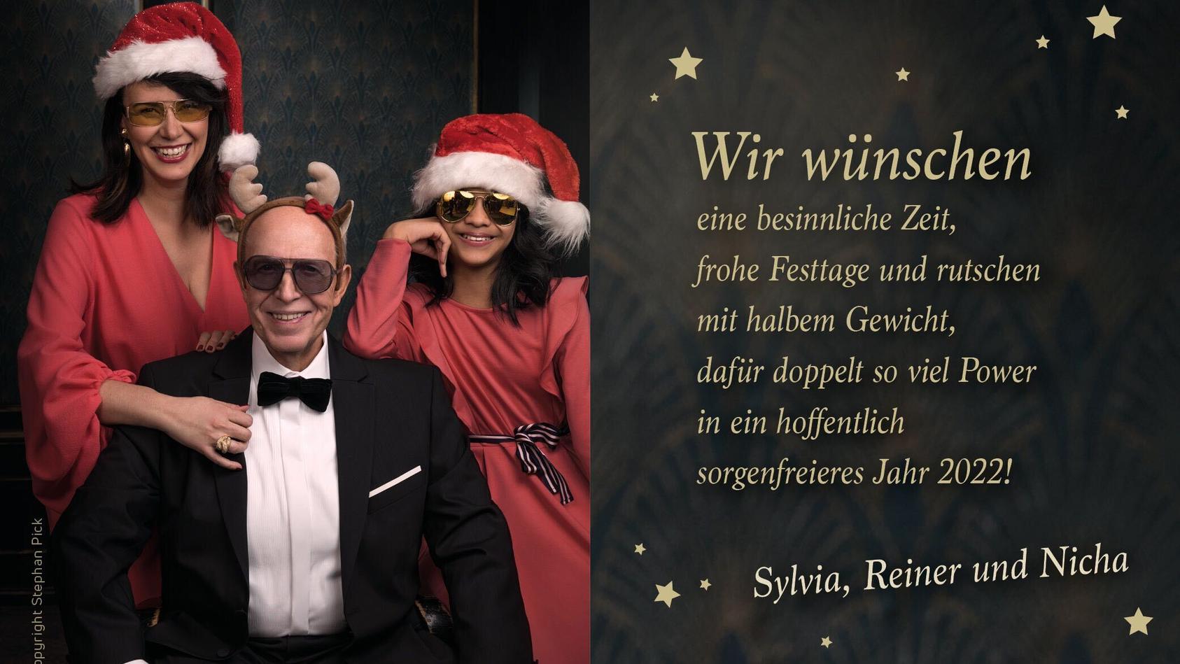 Reiner Calmund Ist Kaum Wieder Zuerkennen: Weihnachtsgrüße à La James Bond