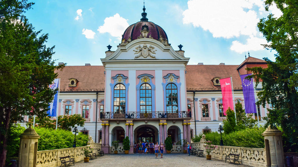 Der Königspalast von Gödöllo in Ungarn.