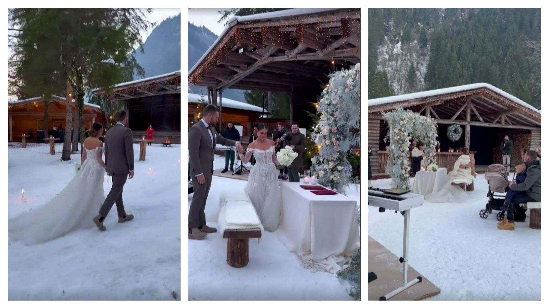 Jessica Paszka Und Johannes Haller haben "Ja" gesagt - ganz romantisch im Zillertal.