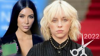 Kim Kardashian und Billie Eilish und ihre Frisuren.