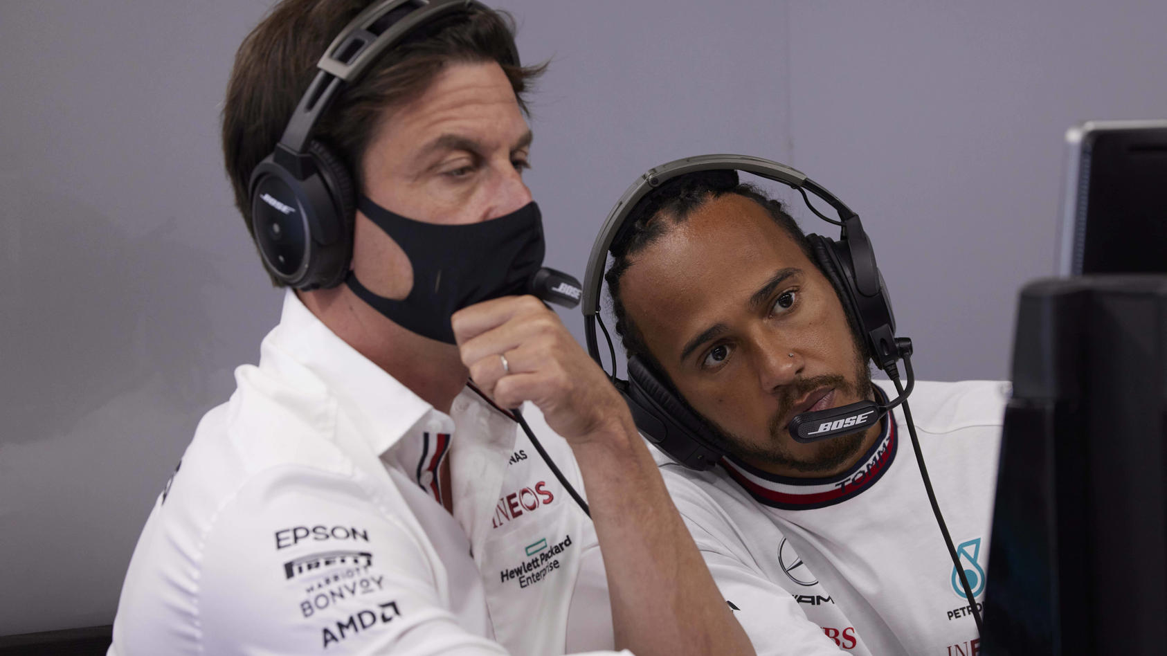Mercedes-Teamchef Toto Wolff und seine Noch-Nummer-1 Lewis Hamilton: In den Tagen nach dem Saisonfinale desillusioniert
