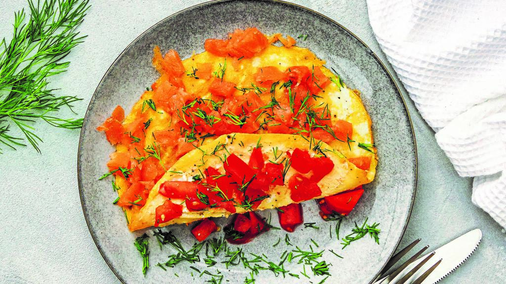 Tomaten-Lachs-Omelett von Jacky Malina